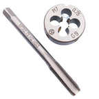 3pcs HSS Tap Die Set M7 0.75mm Metric Thread Right Hand