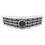 Matte Chrome Front Upper Bumper Grille for Cadillac ATS (2013-2014)