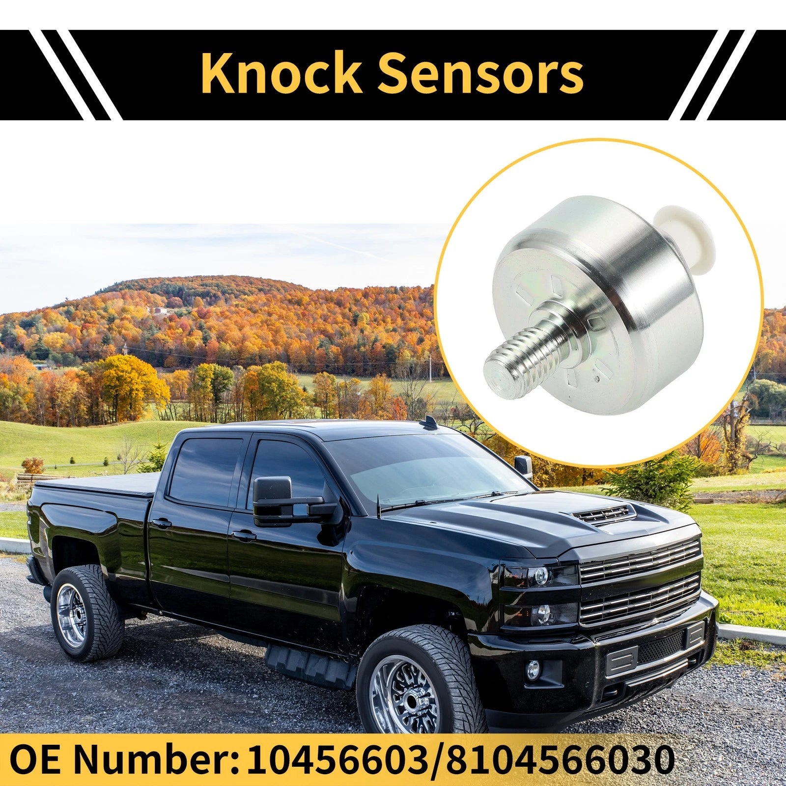 Knock Sensors for Chevrolet Silverado 2500 (1999–2004) No. 10456603/8104566030