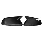 Carbon Fiber Side Door Rearview Mirror Cover Cap for Ford Mustang (2015–2024)