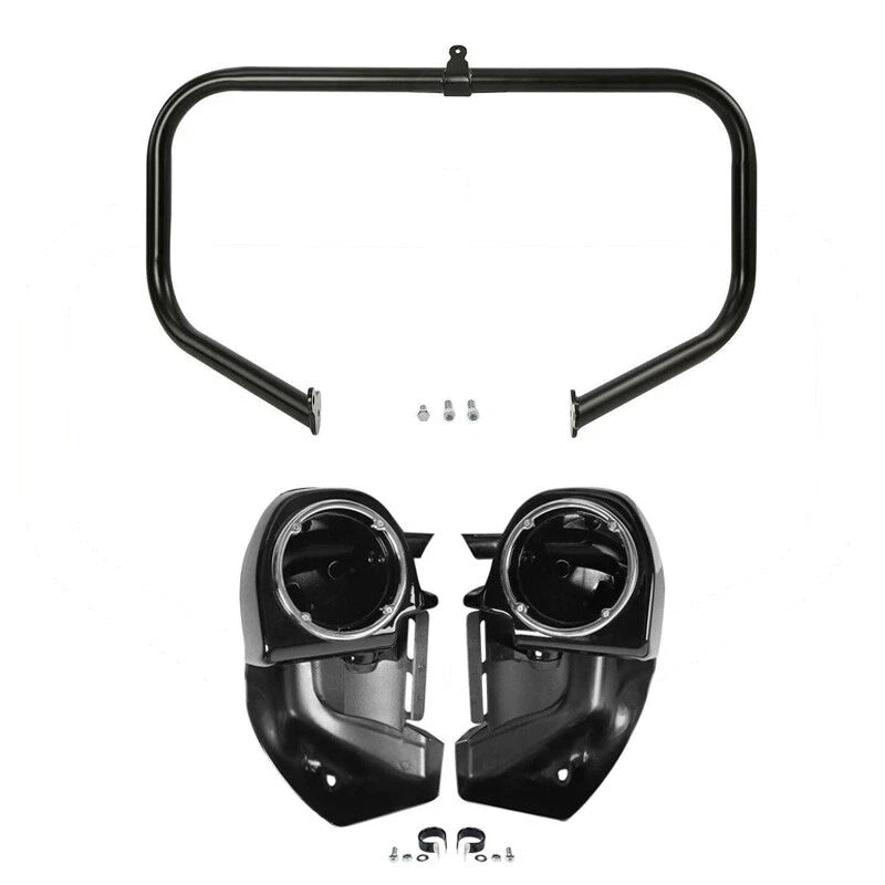 Lower Vented Leg Fairings Speaker Pods for Harley Touring (2009–2013)