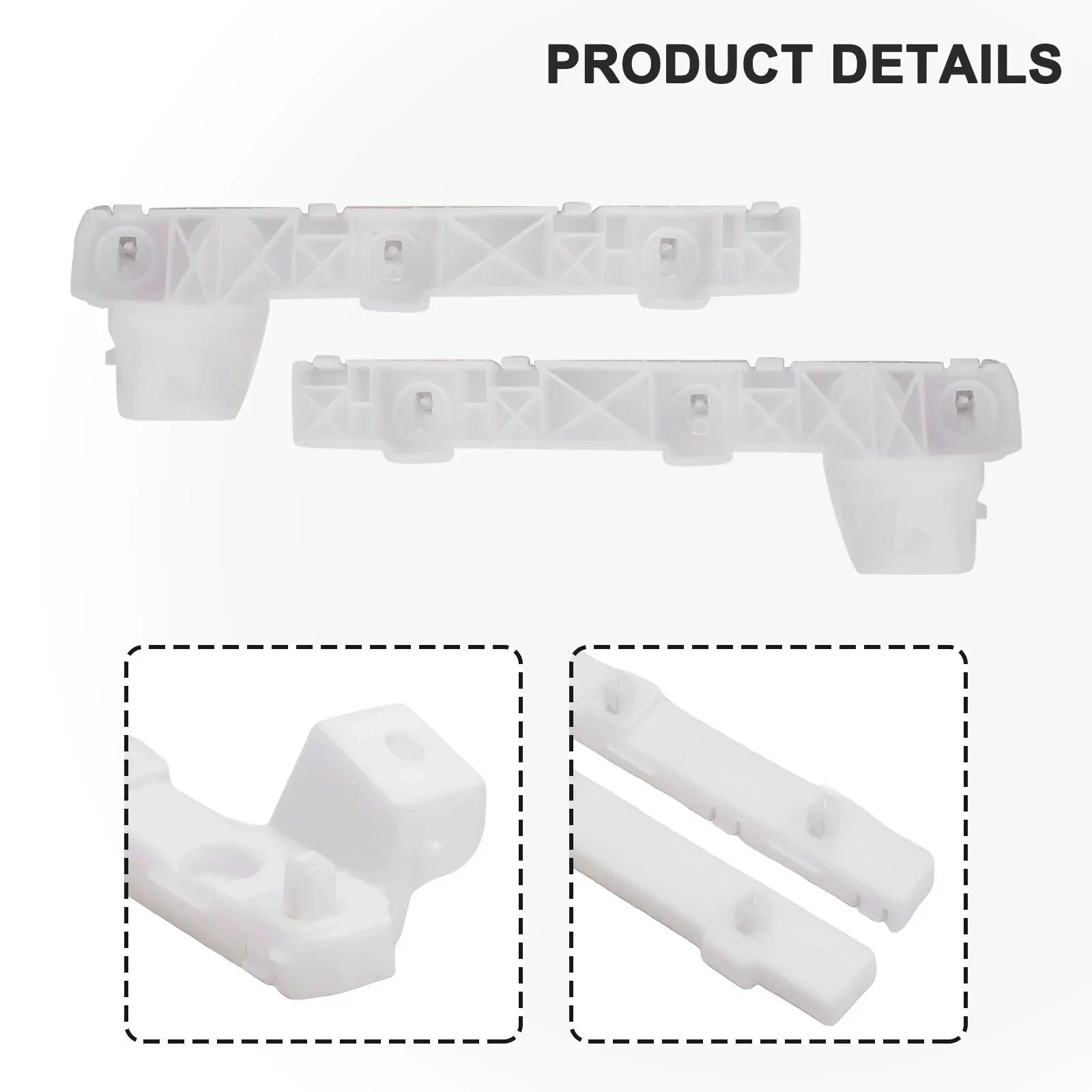 Front Bumper Bracket 2 x for Mitsubishi Lancer (2008–2017)