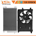 AC Condenser and Cooling Fan Assembly for Chevrolet Spark (2016–2022)