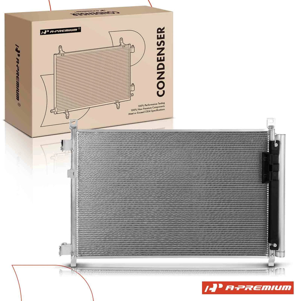 A/C Condenser with Bracket & Receiver Drier for Nissan Rogue (2017–2019)
