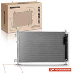 A/C Condenser with Bracket & Receiver Drier for Nissan Rogue (2017–2019)