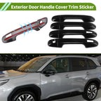 Exterior Door Handle Cover Trim for Subaru Crosstrek (2018–2024) Glossy Black