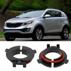 2x H7 LED Headlight Bulb Adapter Holder Socket Retainer for Kia Sportage K3