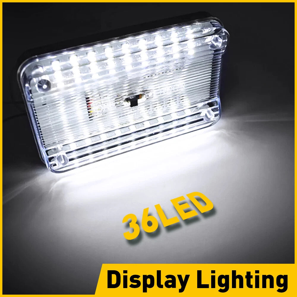 2X 12V 36 LED Car Interior Dome Roof Light for