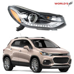 Headlight for Chevy Trax (2017–2019) Projector with LED DRL, Passenger Side