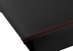 Armrest Cover for Acura TSX (2009–2014) - Leather, Red Stitch