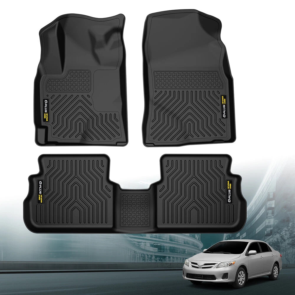 TPE Floor Mats for Toyota Corolla/Matrix, Pontiac Vibe (2009–2013)