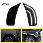 2X White LED Side Marker Lights for GMC Yukon XL Tahoe Suburban Escalade (2021–2023)