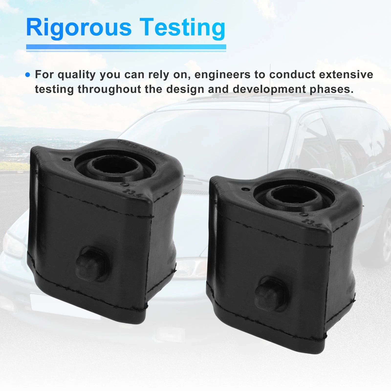 2X Front Right Stabilizer Sway Bar Bushing Kit  