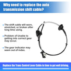 Automatic Transmission Gear Shift Cable for Lincoln Navigator (2000–2002) 724117271817