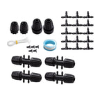Drip Irrigation System for Garden (240FT) - Emitters & Barbed Fittings