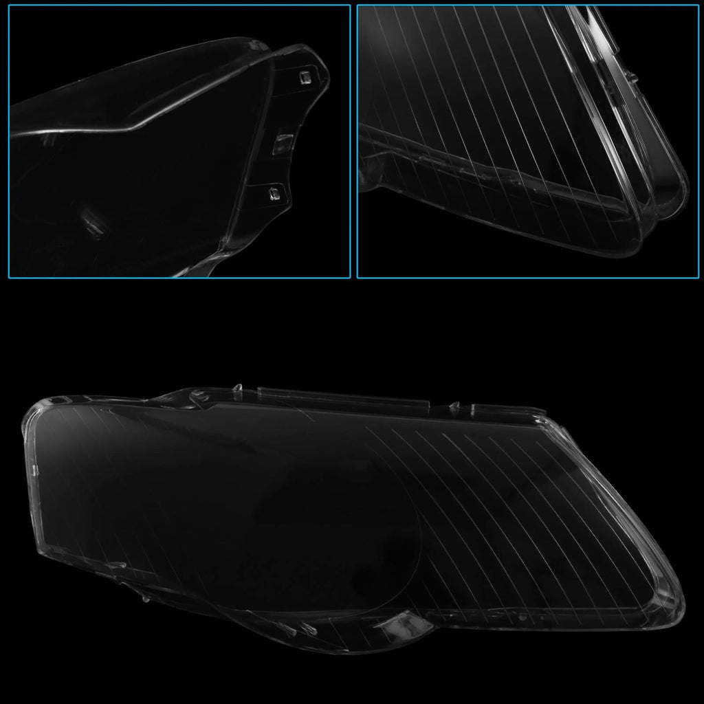 1 Pair Headlight Lens Cover Shell for VW Passat B6 (2006–2011) 3C0 941 0