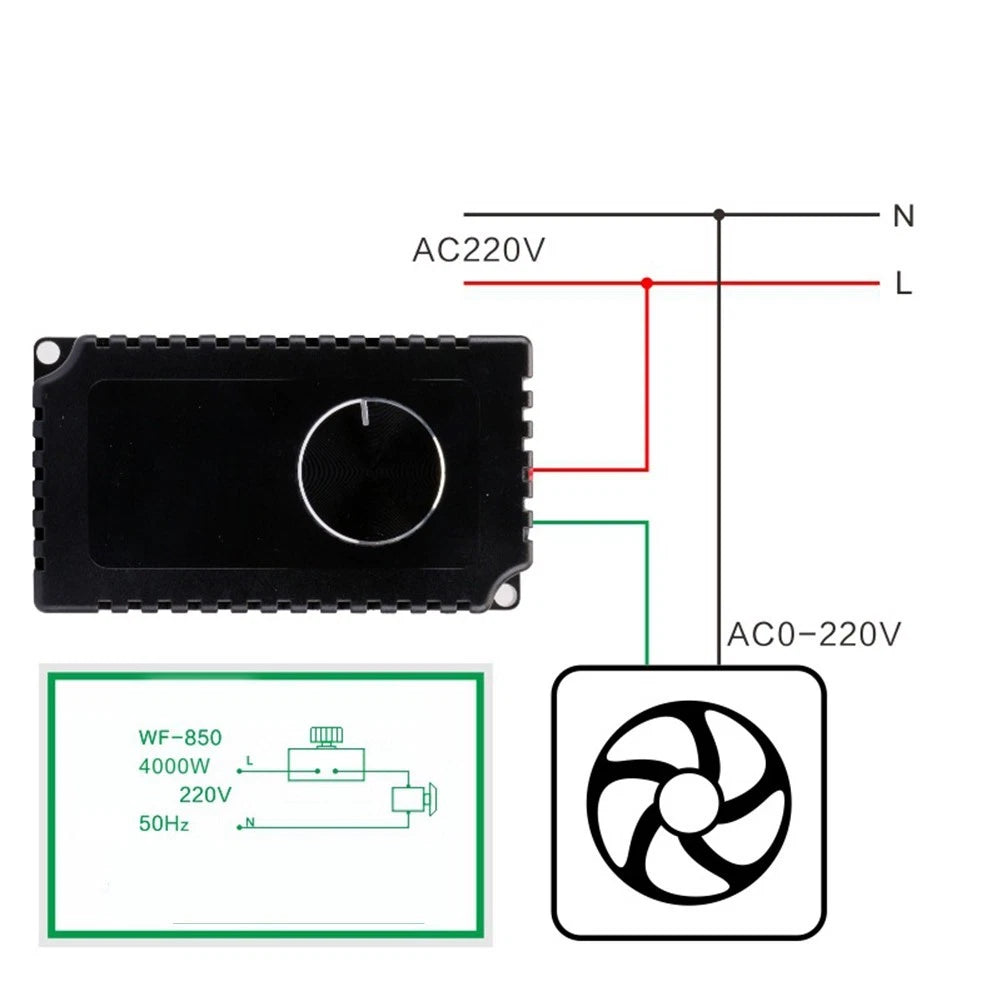 Motor Speed Controller for AC Applications (220V)