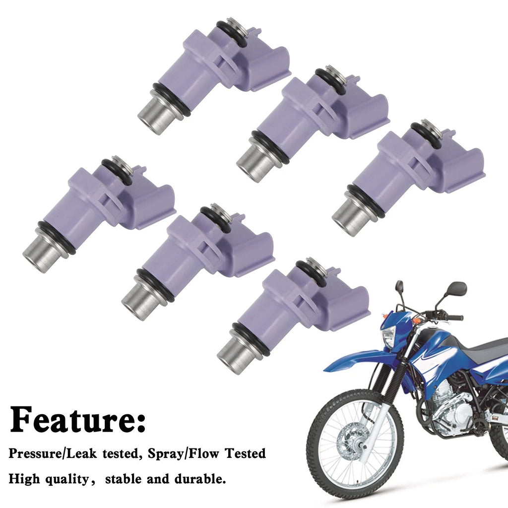 6PCS Fuel Injectors 6P2-13761-10-00 for Yamaha 250 Outboard (2005–2008)