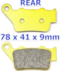 Set of 4 MC Front Rear Brake Pads for KTM RC 125/200/390 (2014–2025)