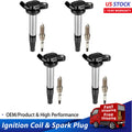 Set of 4 Spark Plugs for Toyota Prius 1.8L (2010–2015)