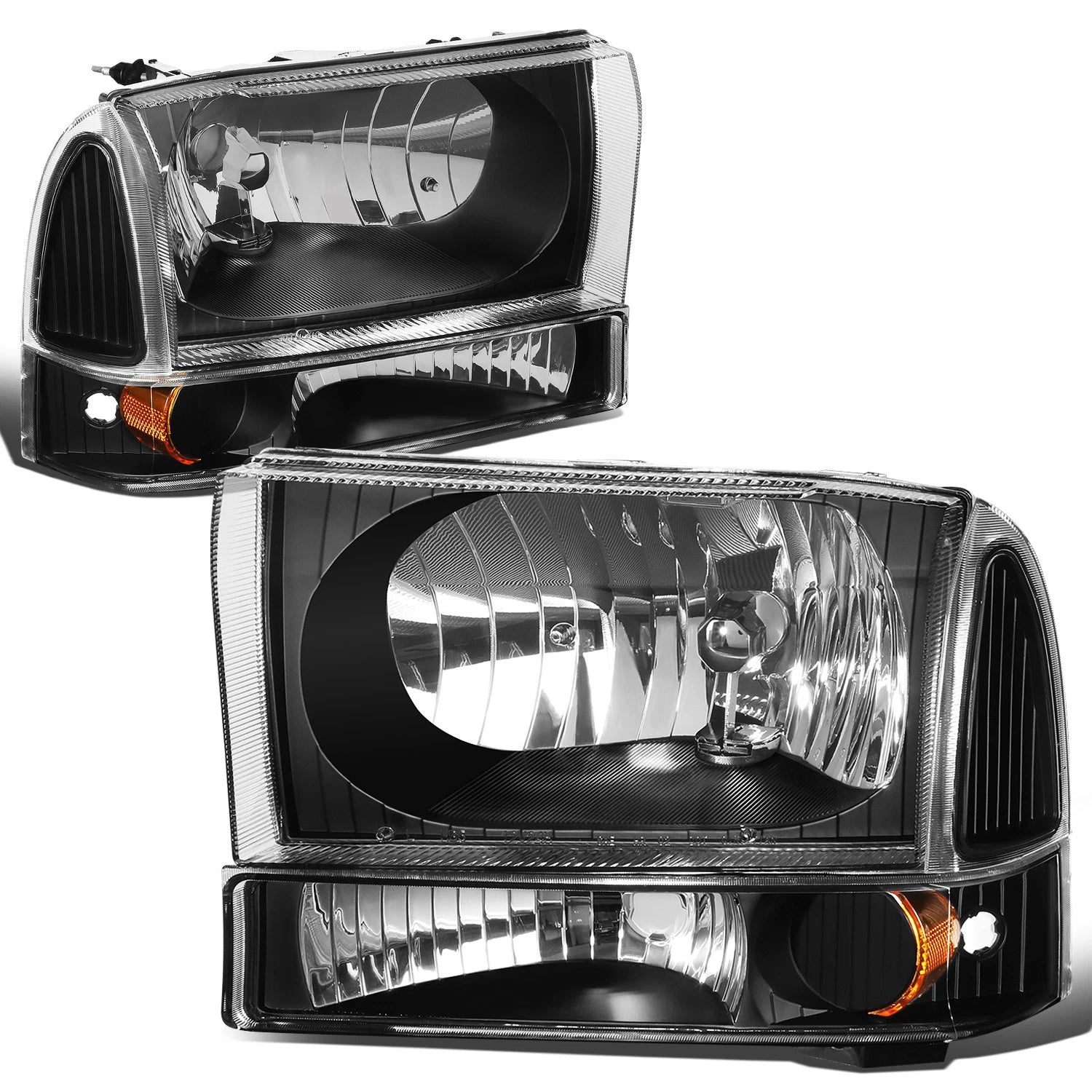 Headlight and Turn Signal Lamp Set + Smoked Fog Light for Super Duty (1999–2004)