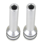 4 x Aluminium Door Latch Pin Covers for Car Interior - 49mm