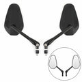Pair M10 Rearview Mirrors for Motorcycle Universal (Custom Cruiser, Cafe Racer)