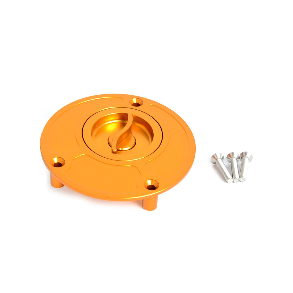 CNC Keyless Fuel Gas Cap for Yamaha FZ1 FZ6R FZ600 FZ750R FZR1000 (2001–2016)