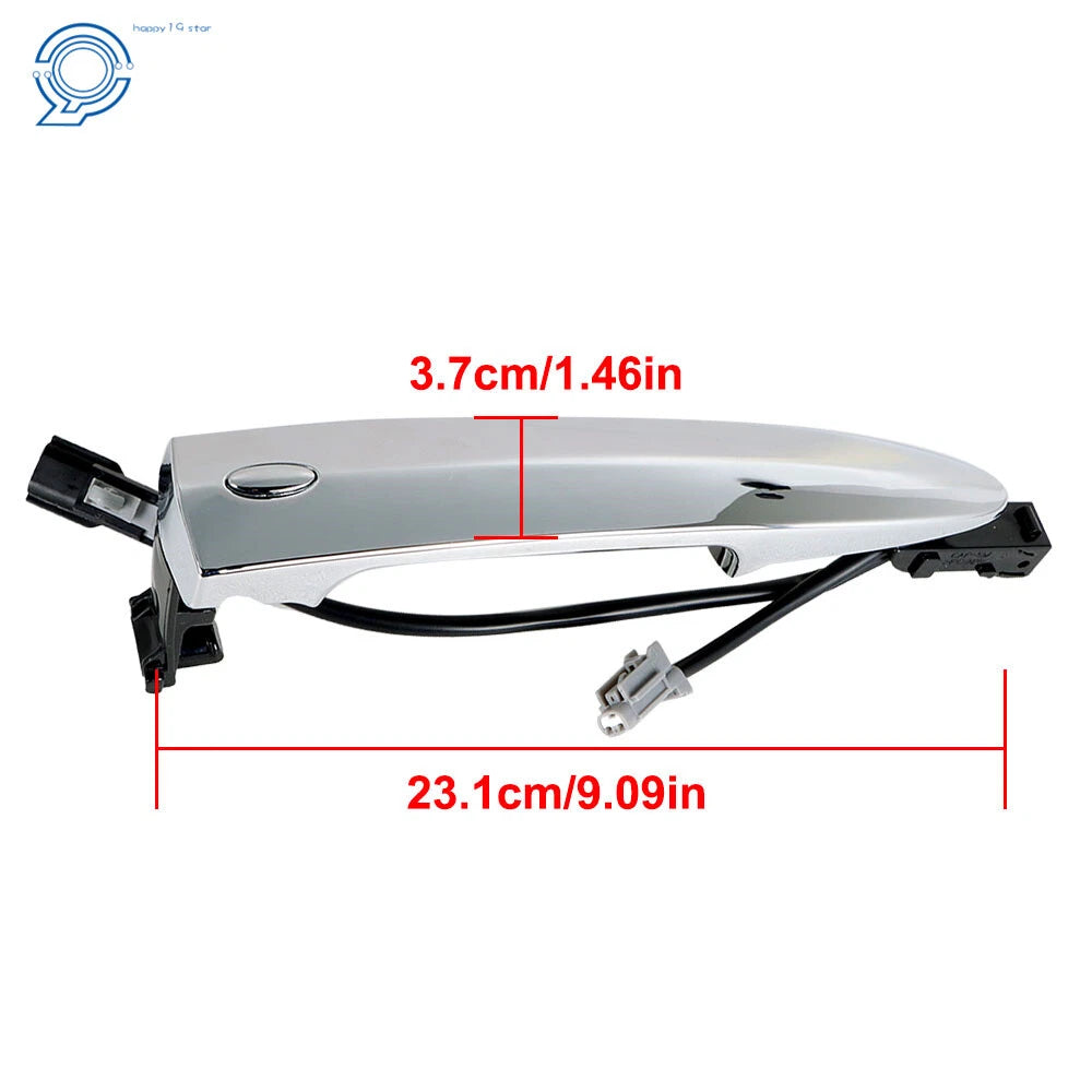 Front Left Driver Exterior Door Handle for Nissan Sentra (2013-2016)