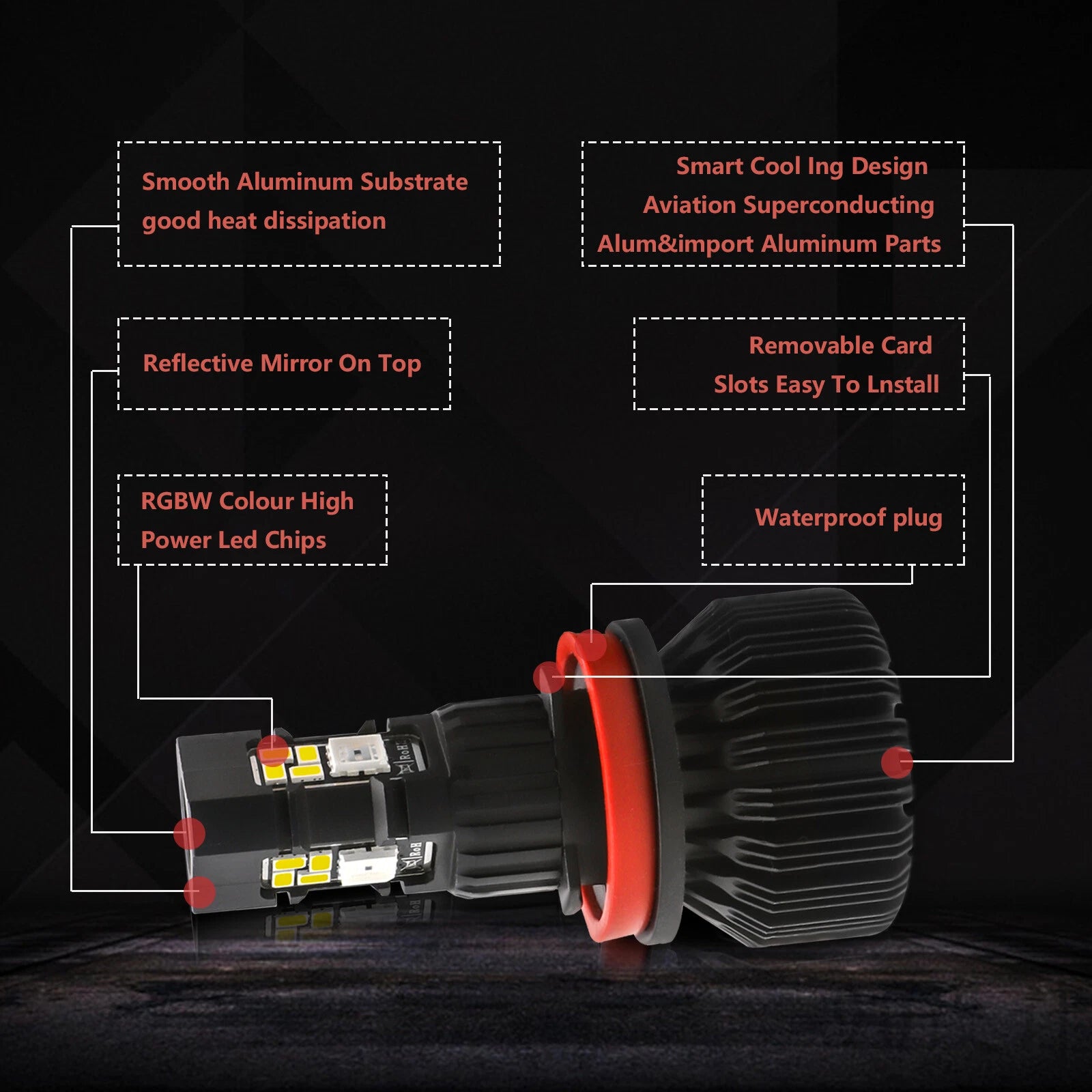 Smart APP Control Multi-Color Fog Lights for Toyota Tacoma (2012-2018)