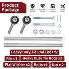 Set of 2 Heavy Duty Tie Rods w/End Kit for Can-Am Maverick 1000 1000R (2013–2018)