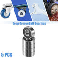 Set of 5 606-2RS 6x17x6mm Double Rubber Sealed Ball Bearings for Auto