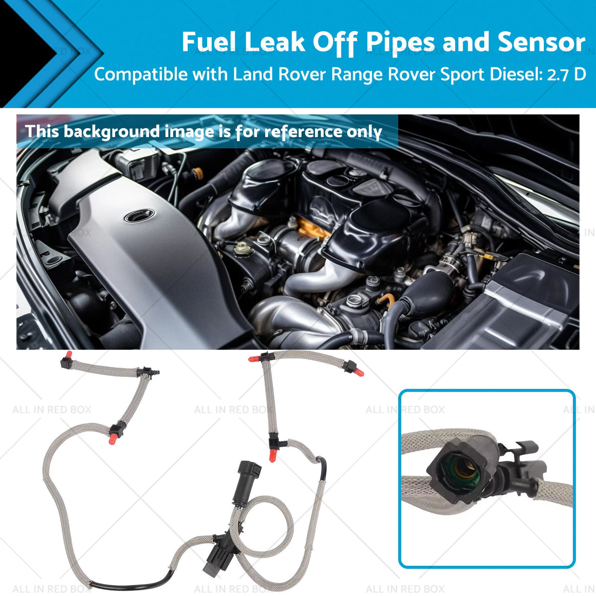Fuel Leak Off Pipes Sensor for BMW X3 X5 Z4 Land Rover Discovery (2000–2006)