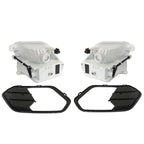 Bumper Fog Lights Set of 2 for Ford Escape (2017–2019) w/Black Cover