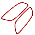 Red Interior Door Grab Handle Bowl Trim Cover for Audi TT TTS TTRS (2008-2014)