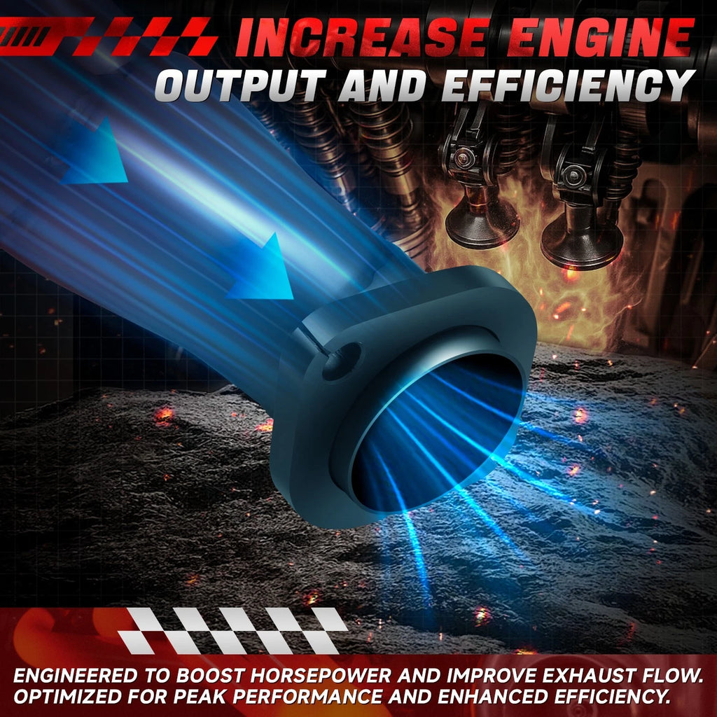 10mm Thick Exhaust Header for Jeep Cherokee 4.0 L6 (1990–1999)