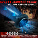10mm Thick Exhaust Header for Jeep Cherokee 4.0 L6 (1990–1999)