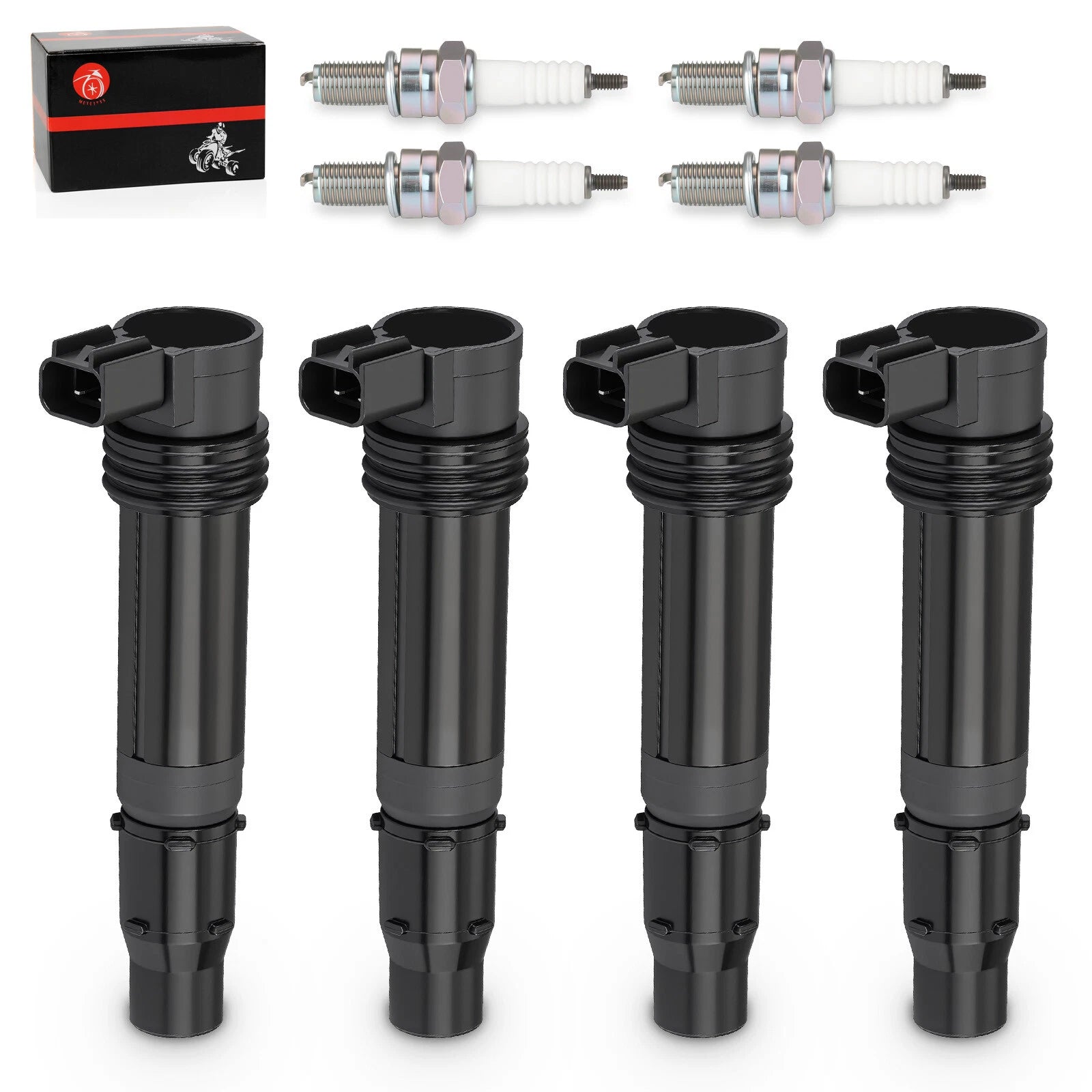 4X Ignition Coils Pack for Kawasaki Ninja ZX-6R ZX-6RR (2003–2006) 21171-1282