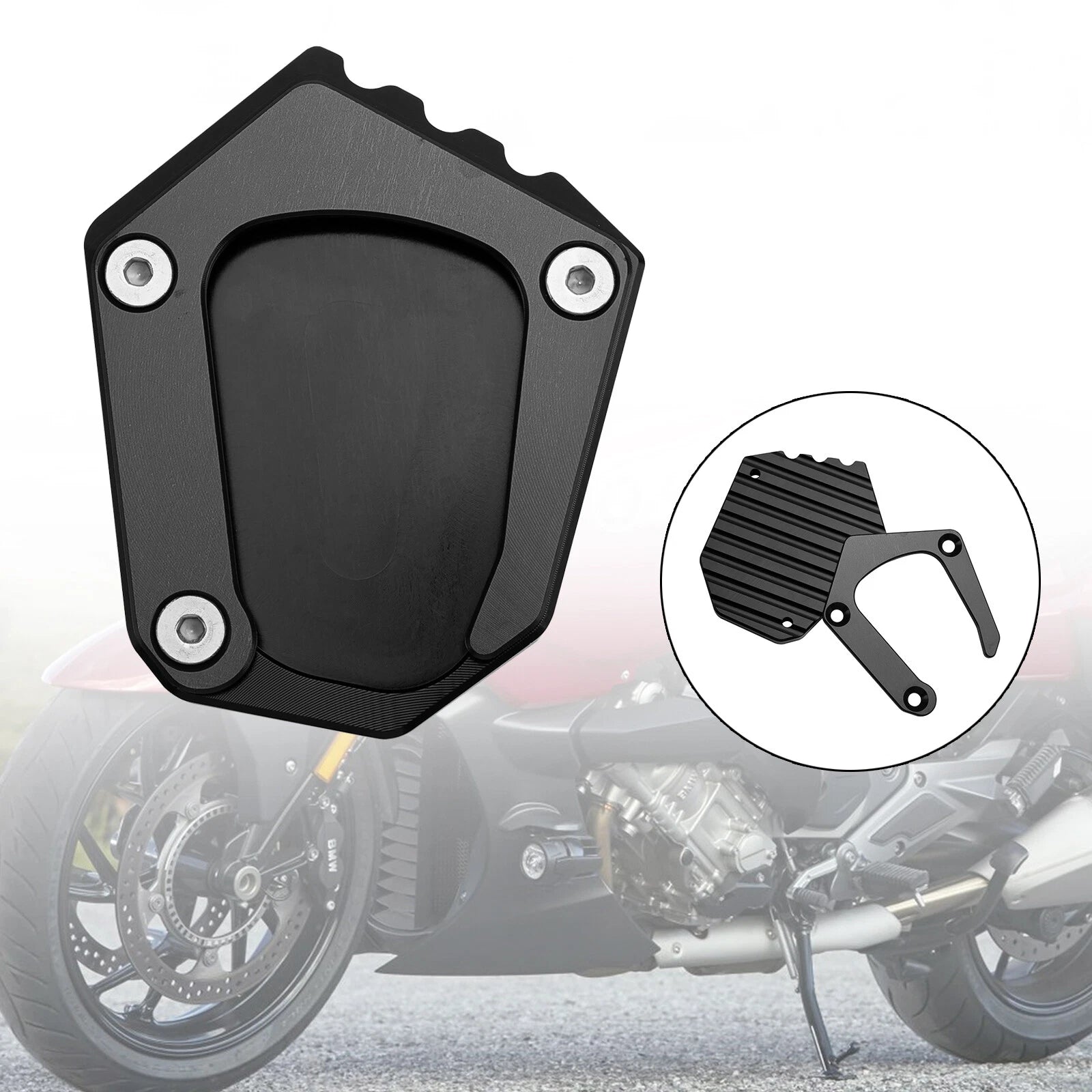 Kickstand Enlarger Plate Pad for BMW K1600 (2016–2022) T9