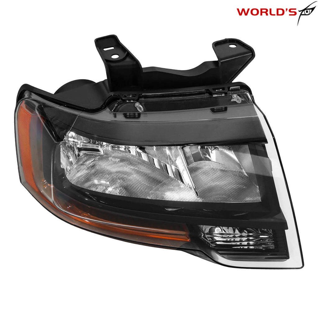 Halogen Headlight for Ford Expedition (2015–2017) Black Right Side