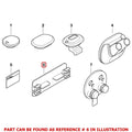 Genuine OEM HVAC Coolant Lines Cover 64538385711 for BMW (2007–2013)