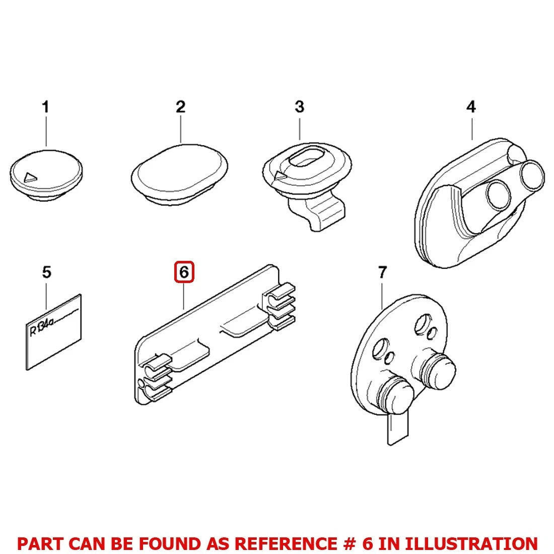 Genuine OEM HVAC Coolant Lines Cover 64538385711 for BMW (2007–2013)