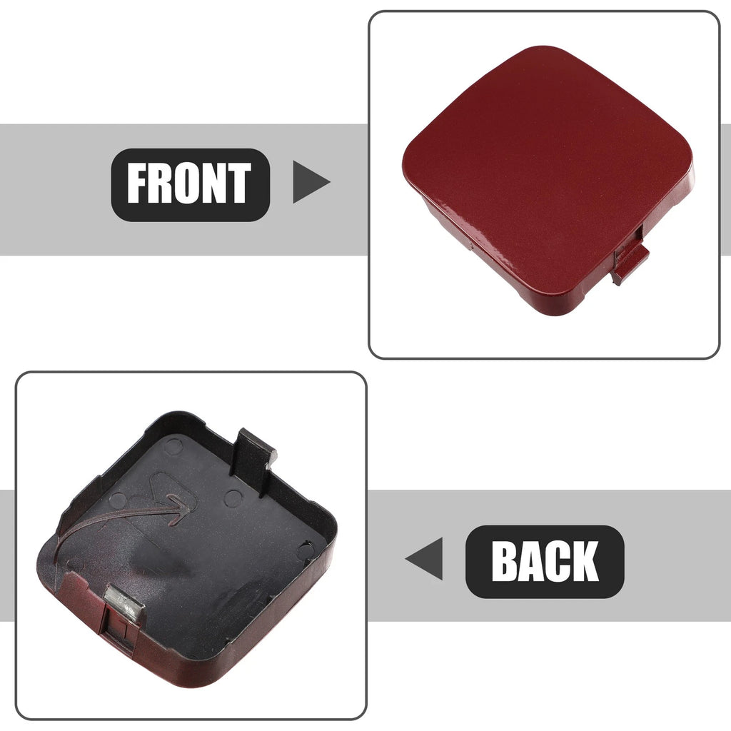 Tow Hook Cover Cap for Toyota RAV4 (2013–2018) - Red