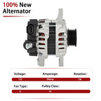 Alternator for Hyundai Veloster, Kia Rio (2012-2017)