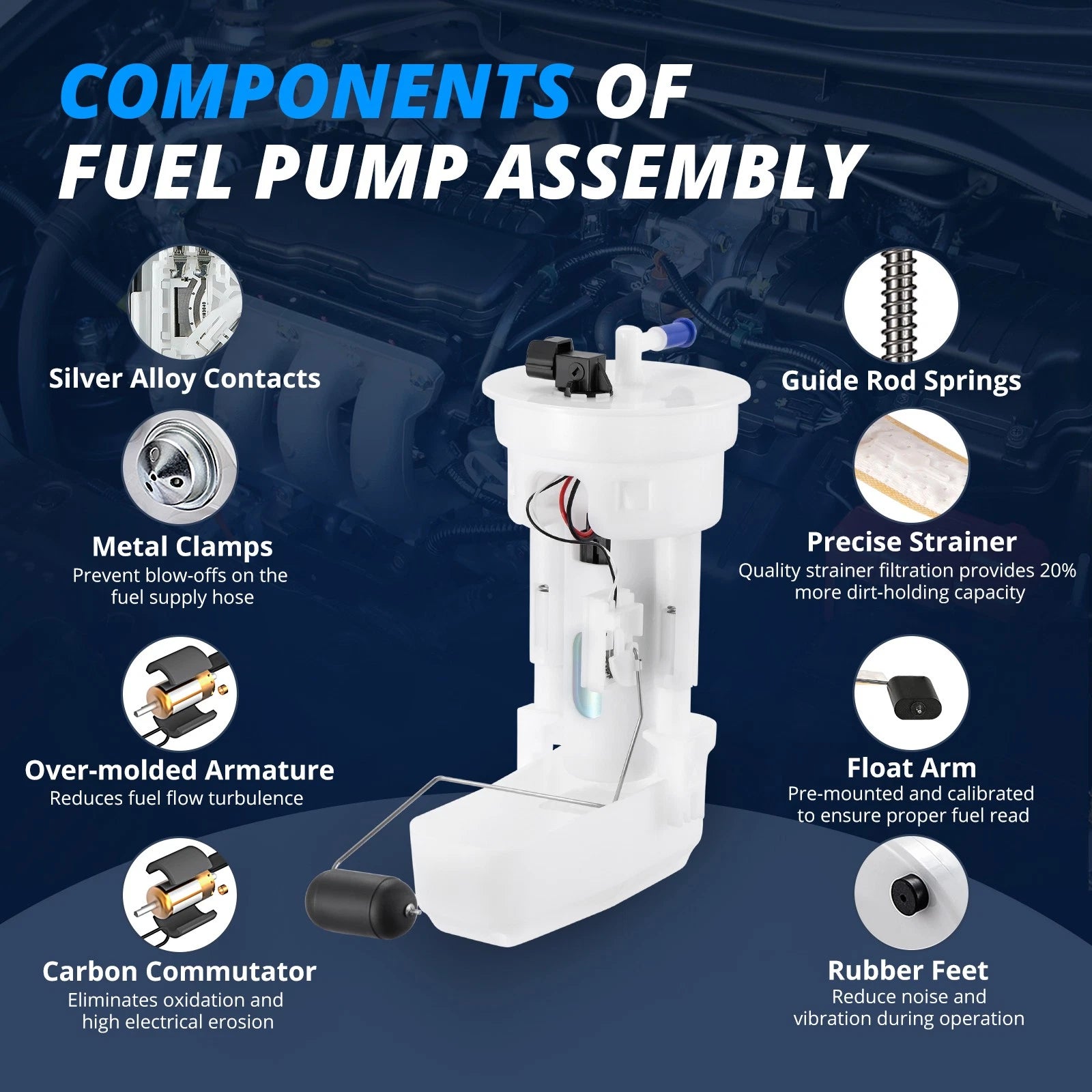 Electric Fuel Pump Assembly for Suzuki King Quad 700 (2005–2007)
