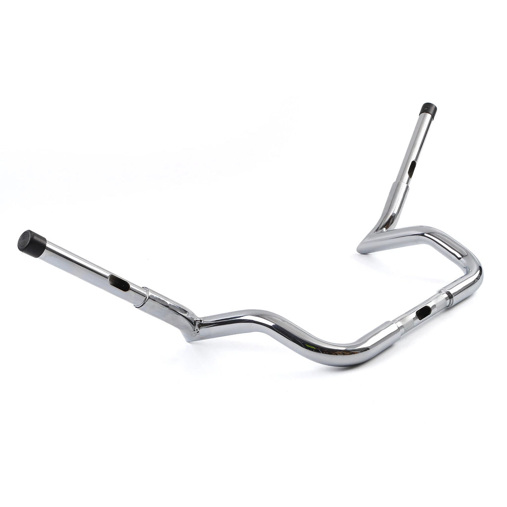 10" Meathook Ape Hanger Handlebars for Harley Touring Street Electra Glide