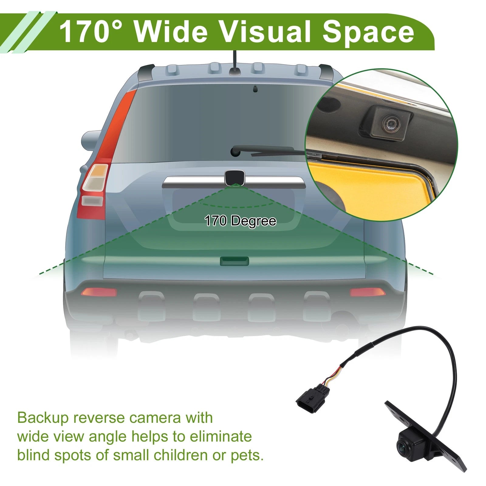 Rear View Backup Camera for Nissan Titan (2017–2024) No. 28442-EZ01A