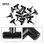 15pcs Set of Carp Fishing Marker Float Setup with Slider Swivel Rig Beads