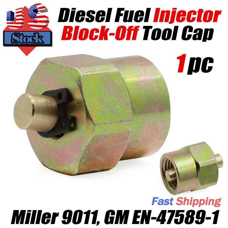 Diesel Fuel Injector Blocking Tool Cap for Dodge 5.9L Cummins (2003–2007)
