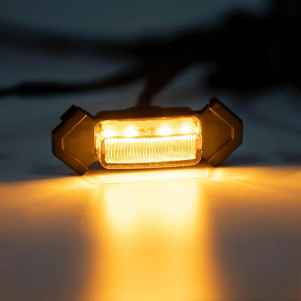 Set of 4 Amber LED Grill Lights for Toyota Tacoma (2016–2019)